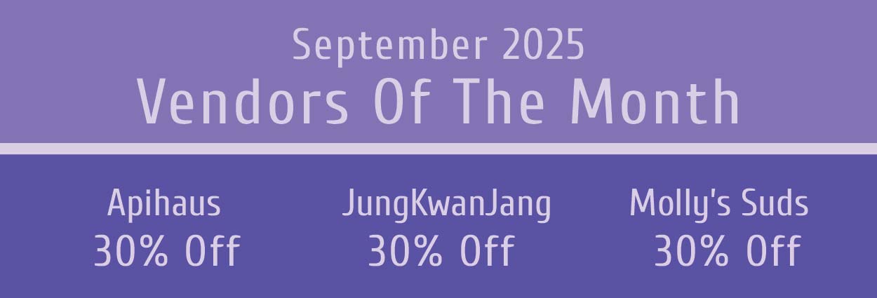 September Vendors of the Month