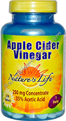 Product Image:&nbsp;Apple Cider Vinegar 250 mg