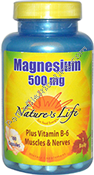 Product Image:&nbsp;Magnesium 500 mg