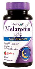 Product Image: Melatonin 1mg Fast Dissolve Strawberry