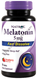 Product Image: Melatonin 5mg Fast Dissolve Strawberry