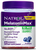 Product Image: MelatoninMax 10 mg Blueberry Gummy