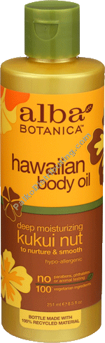 Product Image: Kukui Nut Organic Massage Oil