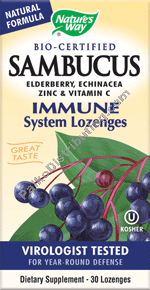Product Image: Sambucus Immune Lozenge