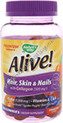 Product Image: Alive Hair Skin & Nails Gummy