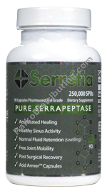 Product Image: Serretia 250000 SPU Serrapeptase