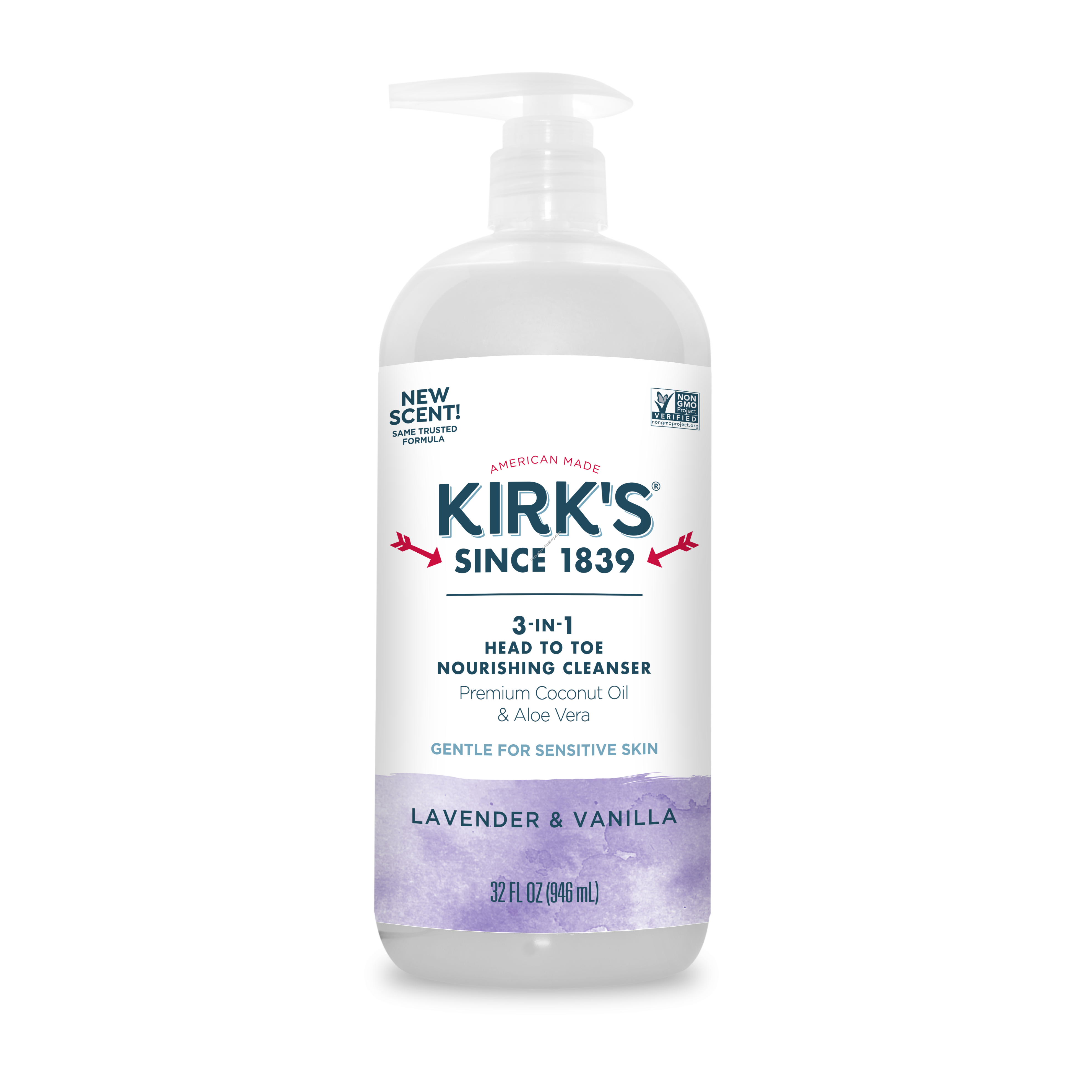 Product Image:&nbsp;3-in-1 Head to Toe Cleanser - Lavender & Vanilla