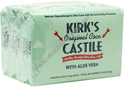 Product Image:&nbsp;3pak Castile Bar Soap w/ Aloe