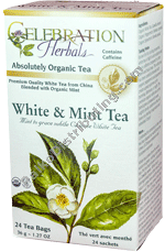 Product Image: White & Mint Tea Bags Organic