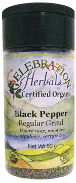 Product Image: Pepper Black Reg Ground Organic
