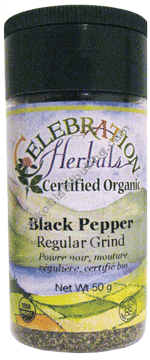 Product Image:&nbsp;Pepper Black Reg Ground Organic