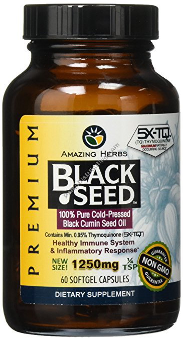 Product Image:&nbsp;Black Seed Oil 1250mg