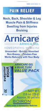 Product Image: Arnica Gel/Arnica Mont. 30c pellets Value Pack