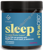Product Image: CBD Sleep 10mg Gummies Raspberry