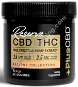 Product Image: CBD Reserve Gummy Peach 25mg