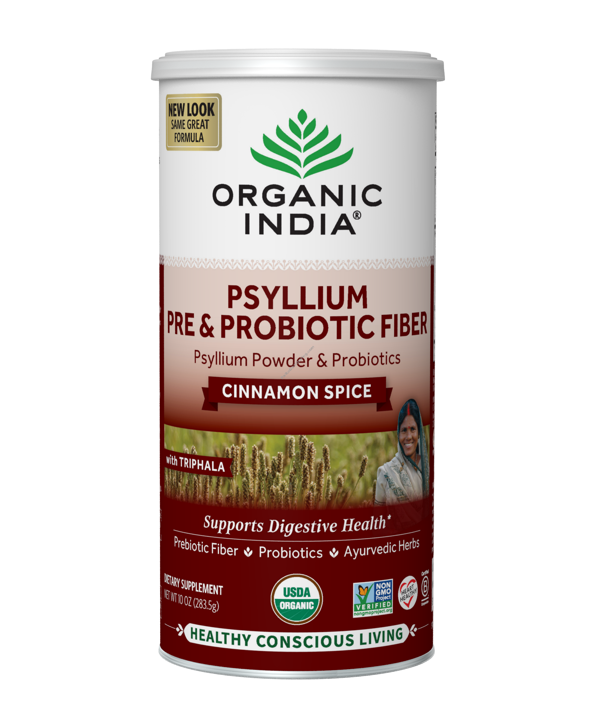 Product Image:&nbsp;Psyllium Pre & Probiotic Cinn Spice