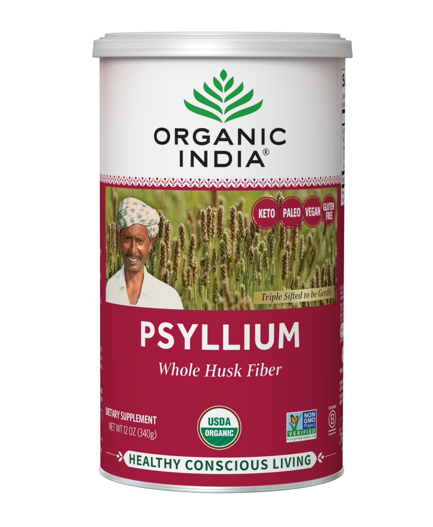 Product Image:&nbsp;Organic Whole Husk Psyllium