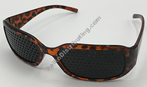 Product Image: Tortoise Frame Vision Training Pinhole Glasses