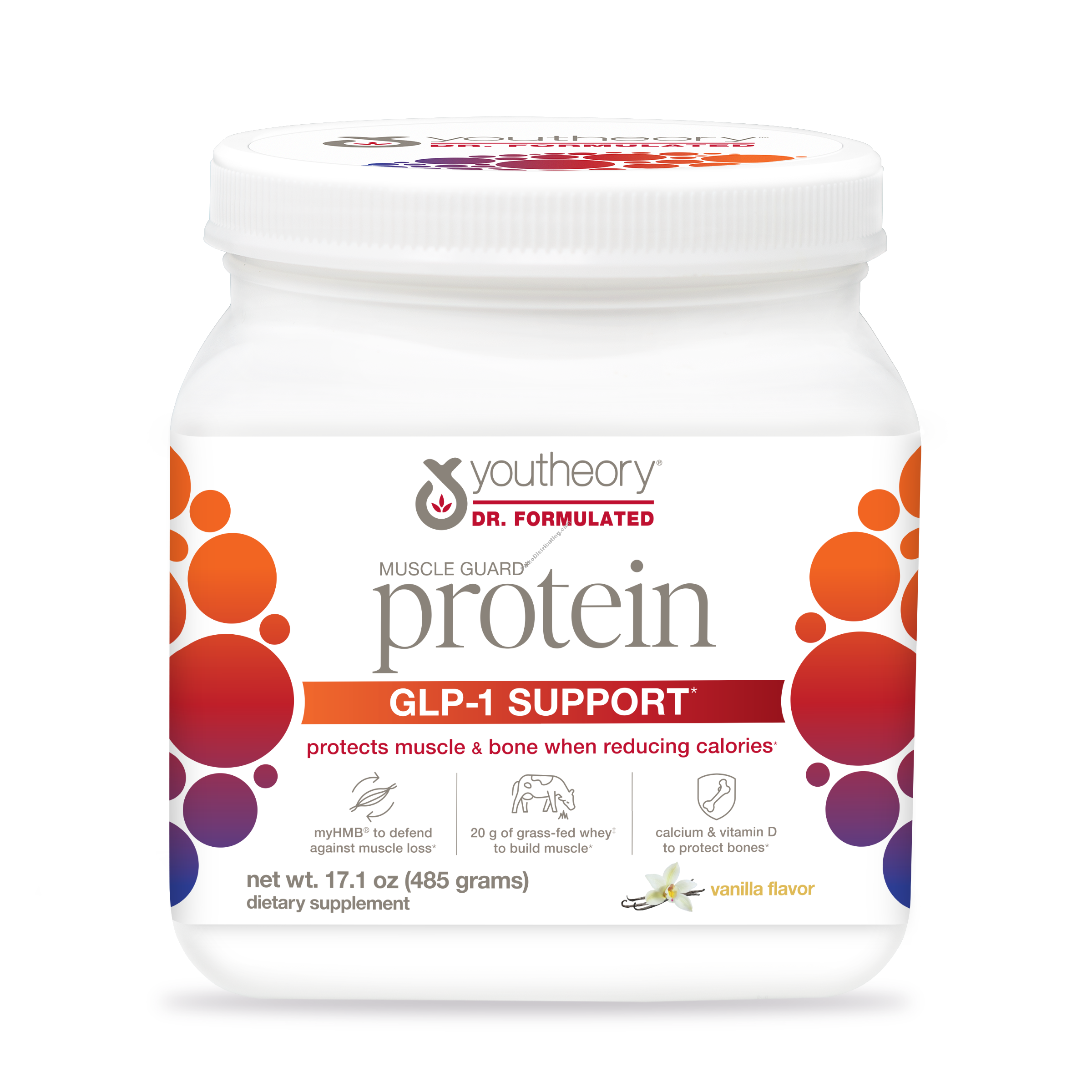 Product Image:&nbsp;GLP-1 Support Muscle Protein Powder Vanilla
