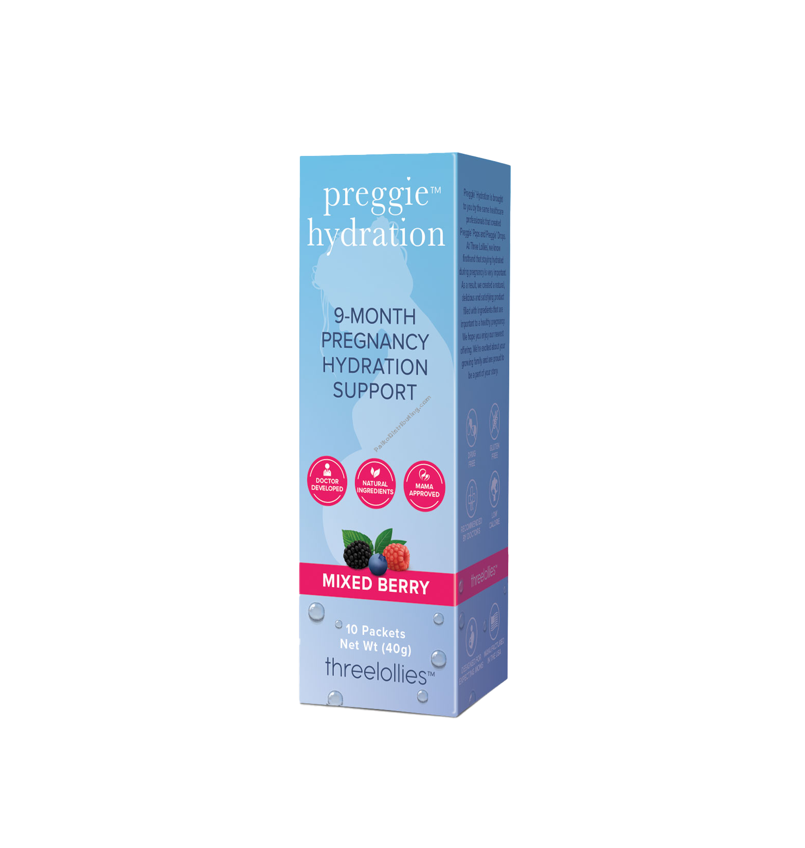 Product Image: Preggie Hydration Support Mixed Berry