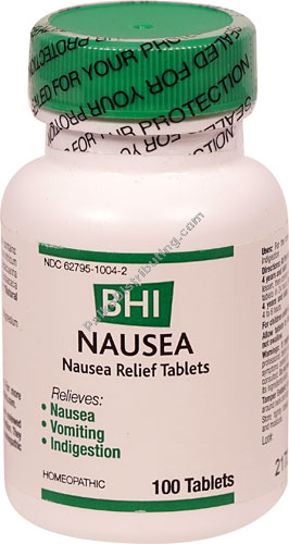 Product Image:&nbsp;Nausea Tablets