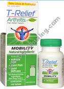 Product Image:&nbsp;T-Relief Arthritis Tablets