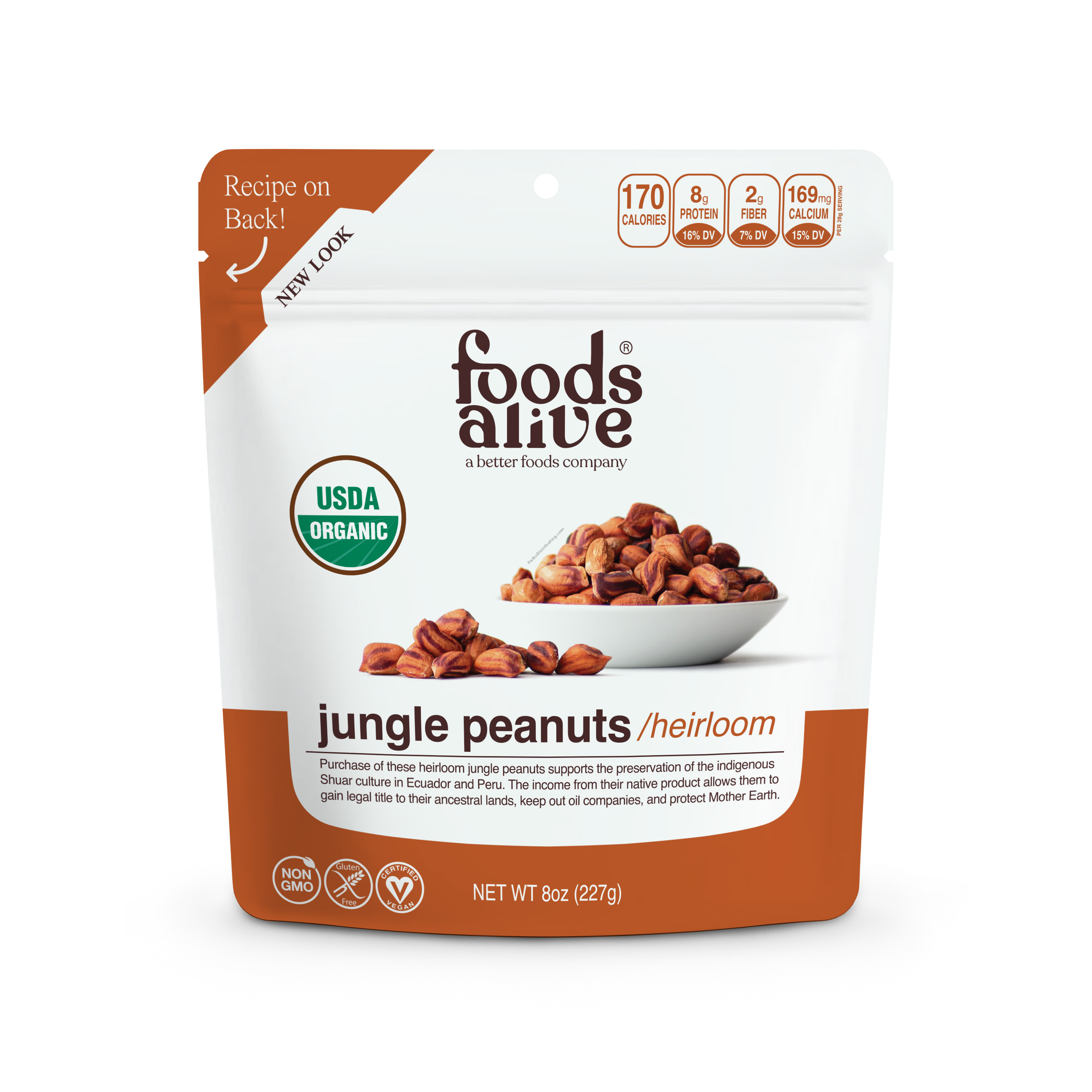 Product Image:&nbsp;Organic Wild Jungle Peanuts