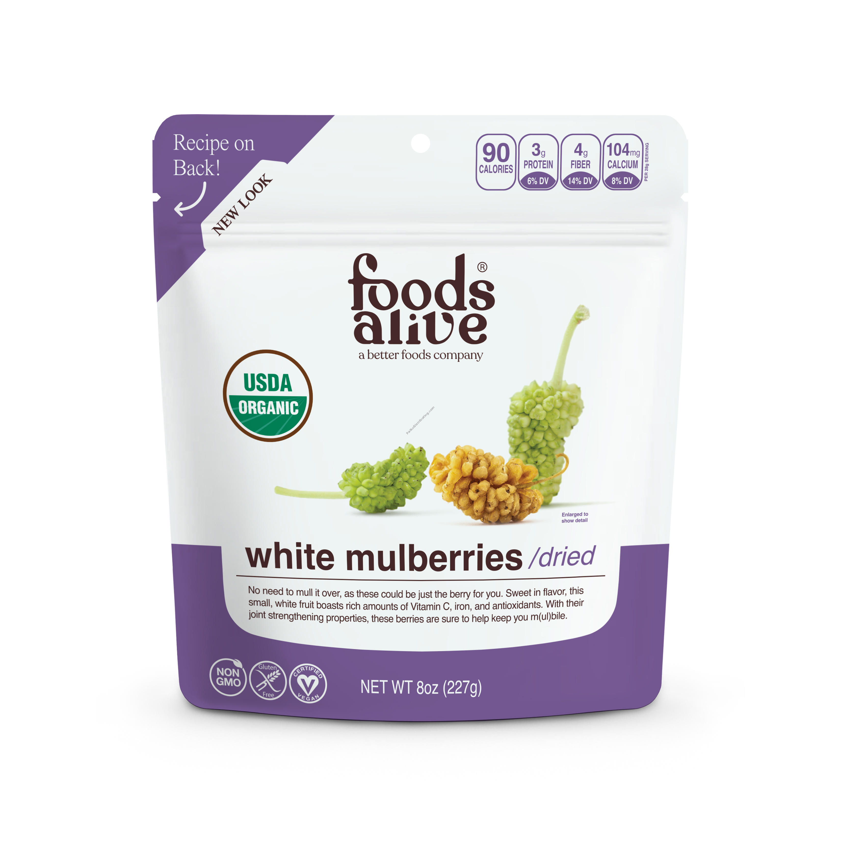 Product Image:&nbsp;Organic White Mulberries