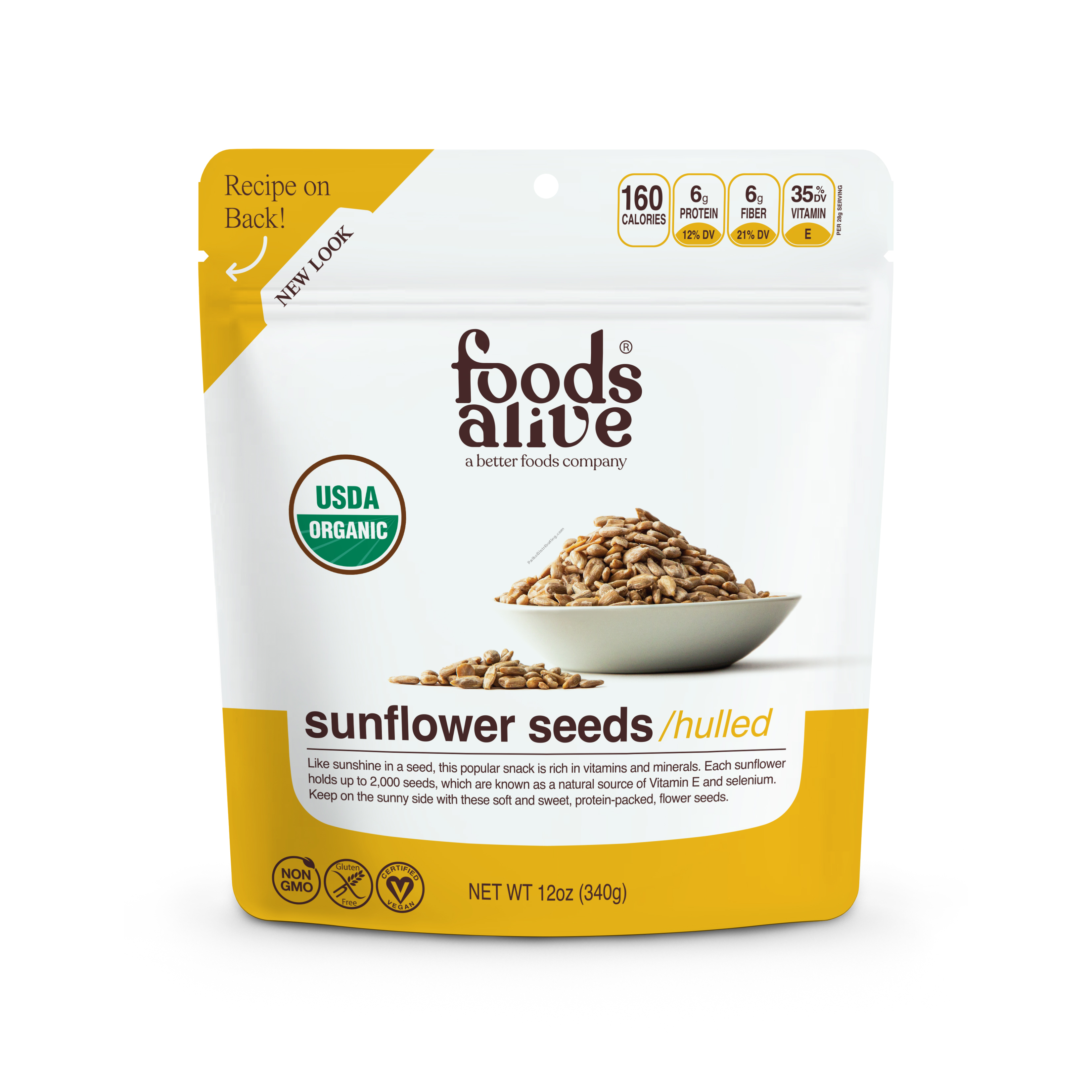 Product Image: Organic Sunflower Seeds Hulled
