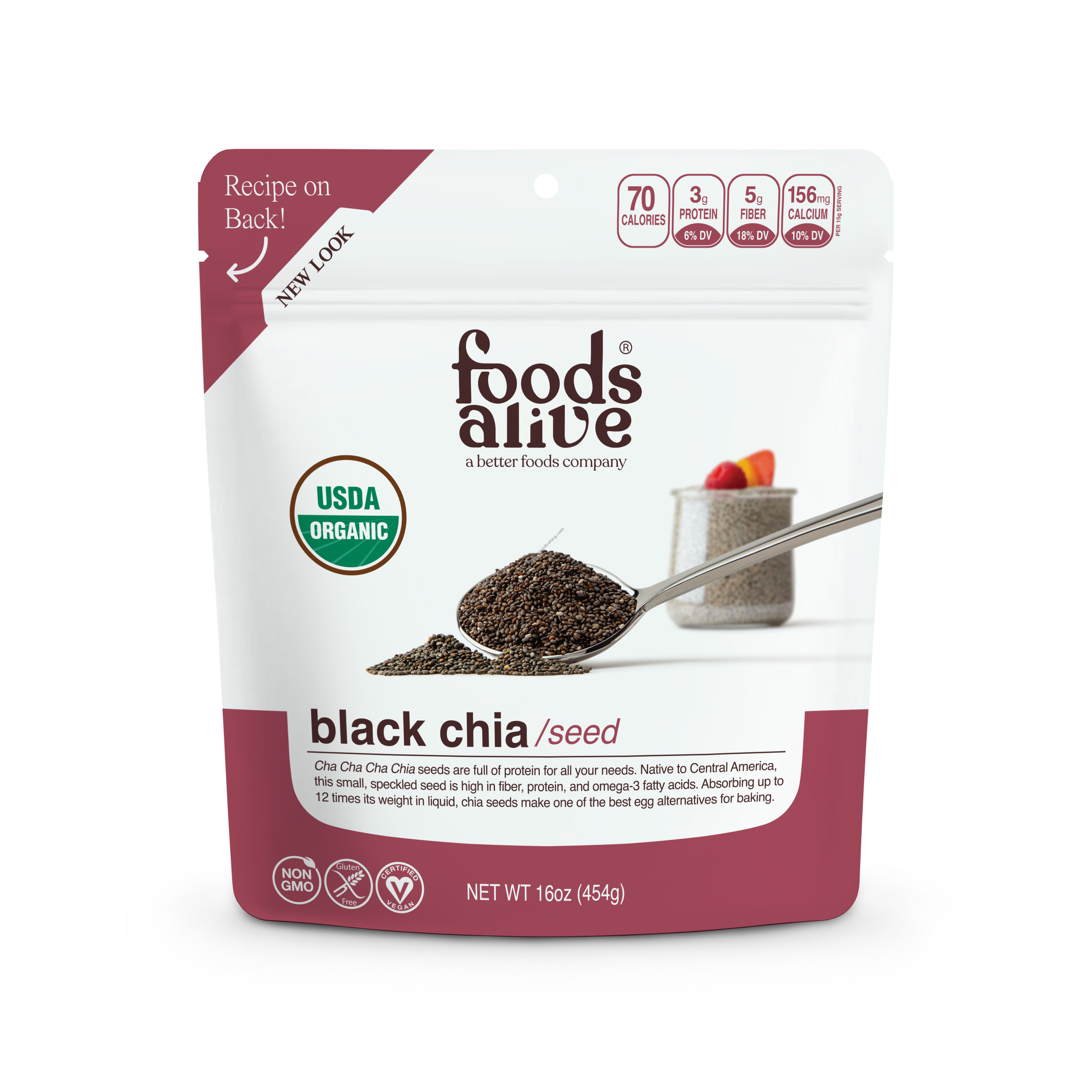 Product Image:&nbsp;Organic Black Chia Seeds