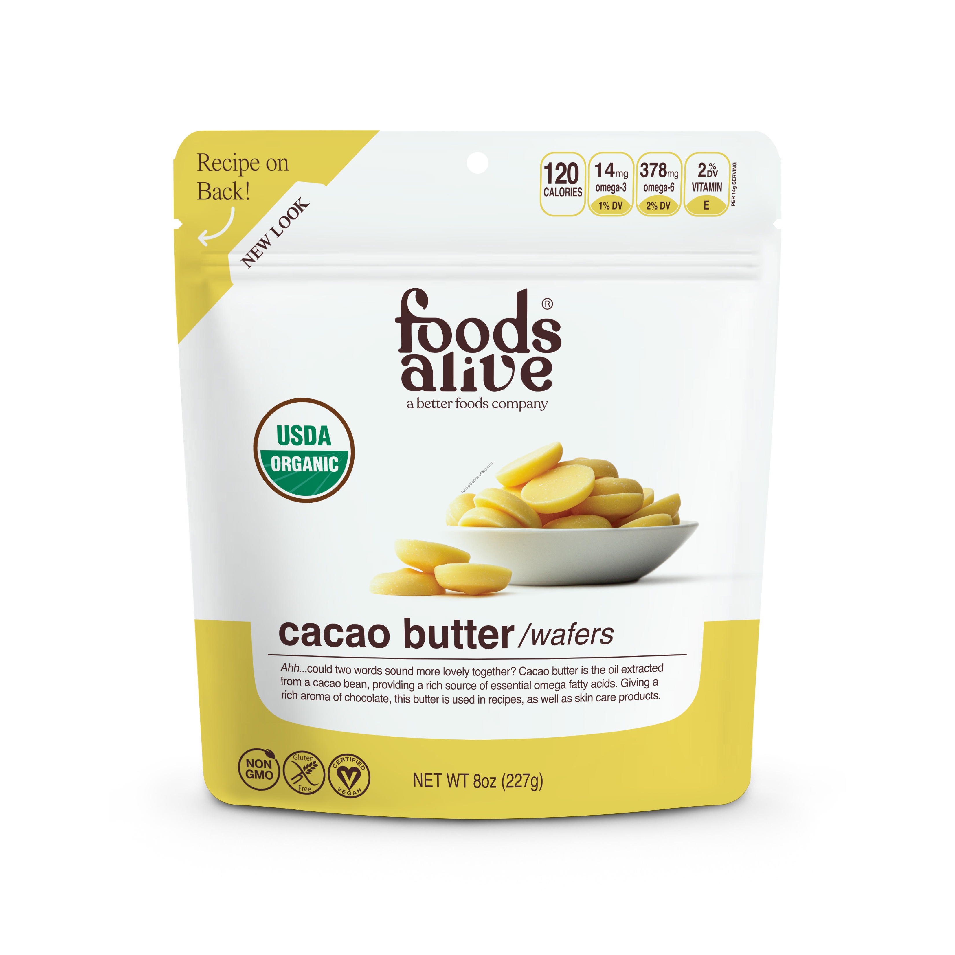 Product Image:&nbsp;Organic Cacao Butter Wafers
