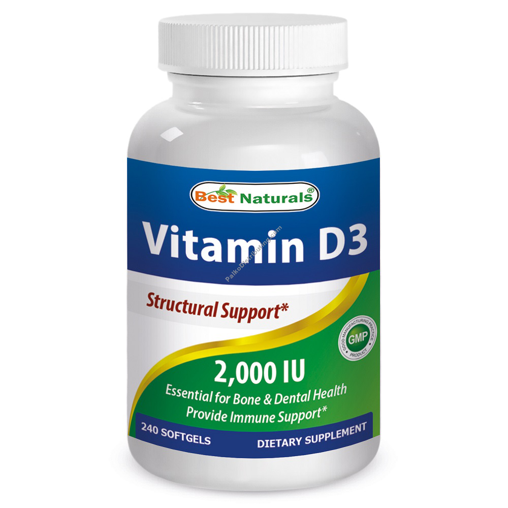 Vitamin D3 2000 IU by Best Naturals 614335 Items Palko Services