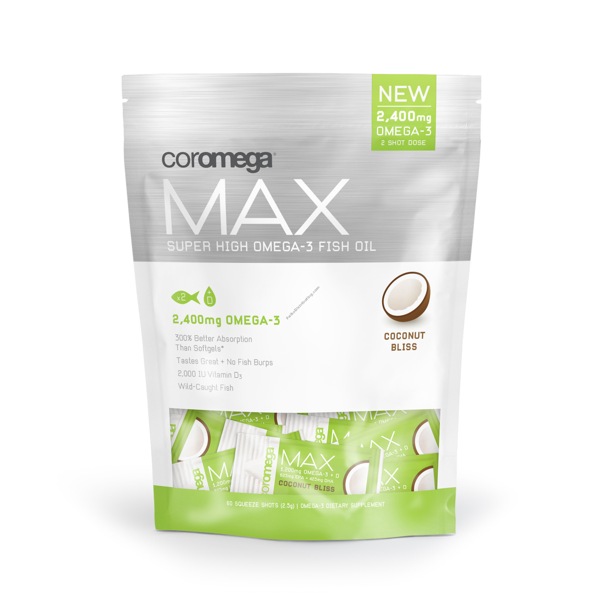 Product Image: Coromega Max Omega 3 Coconut Bliss