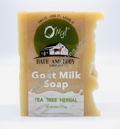 Product Image: Goat Milk Tea Tree Herbal Soap Bar