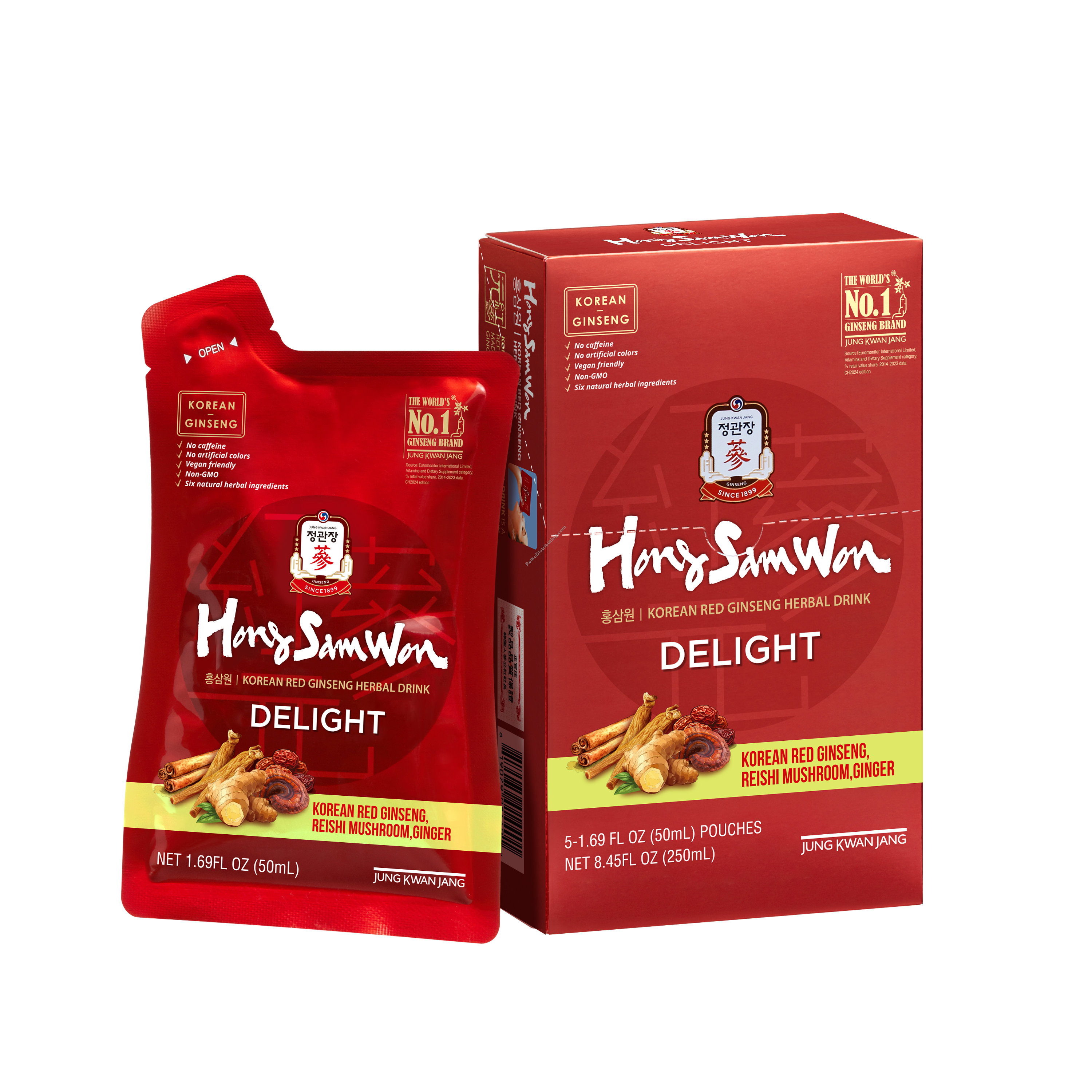 Product Image: Korean Red Ginseng Herbal Drink HongSamWon Delight