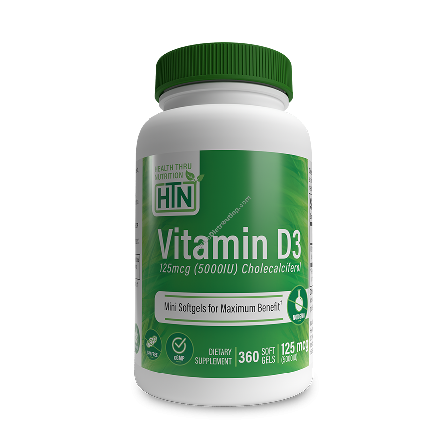 Product Image:&nbsp;Vitamin D3 5,000 IU