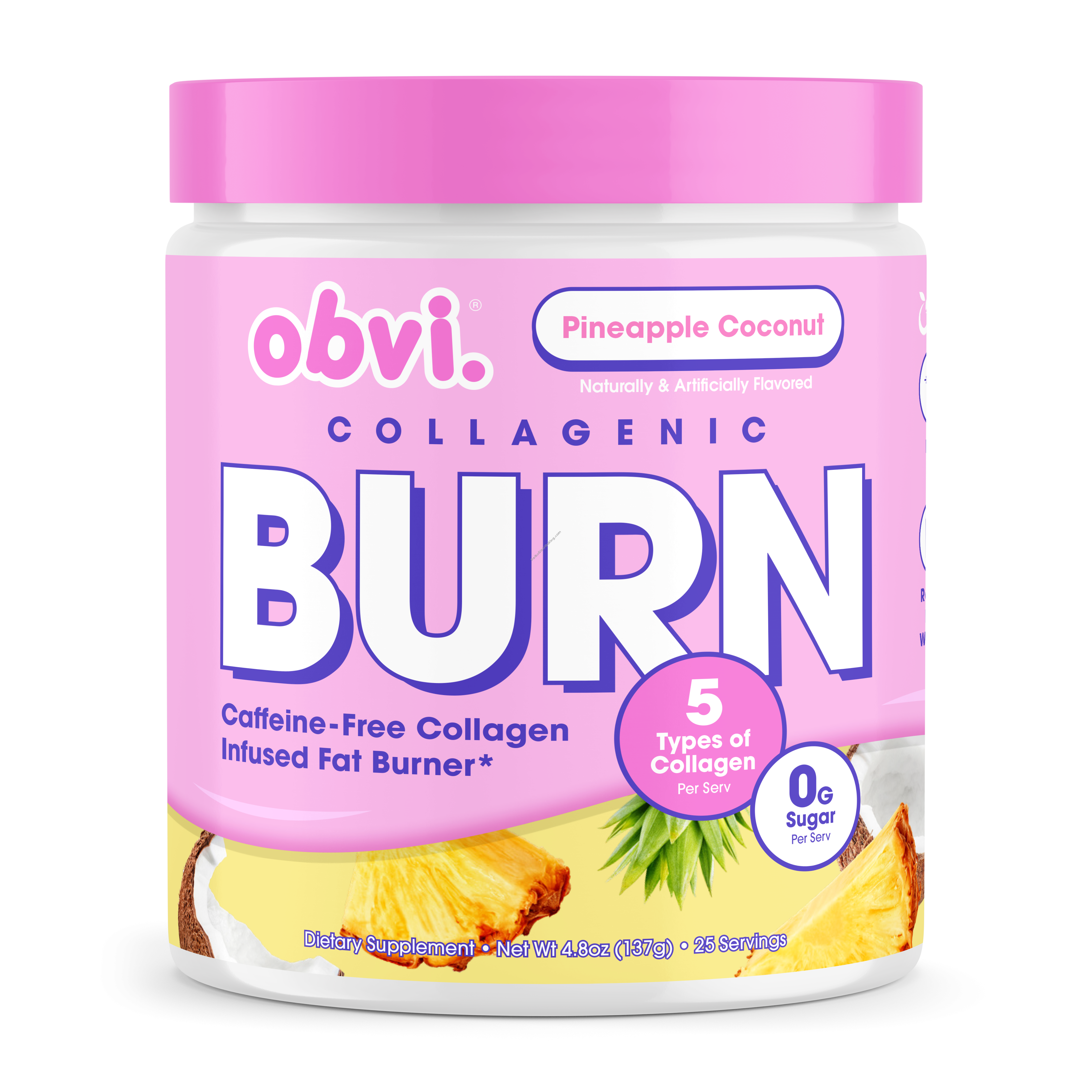 Product Image:&nbsp;Collagenic Burn Powder Pineapple Coconut