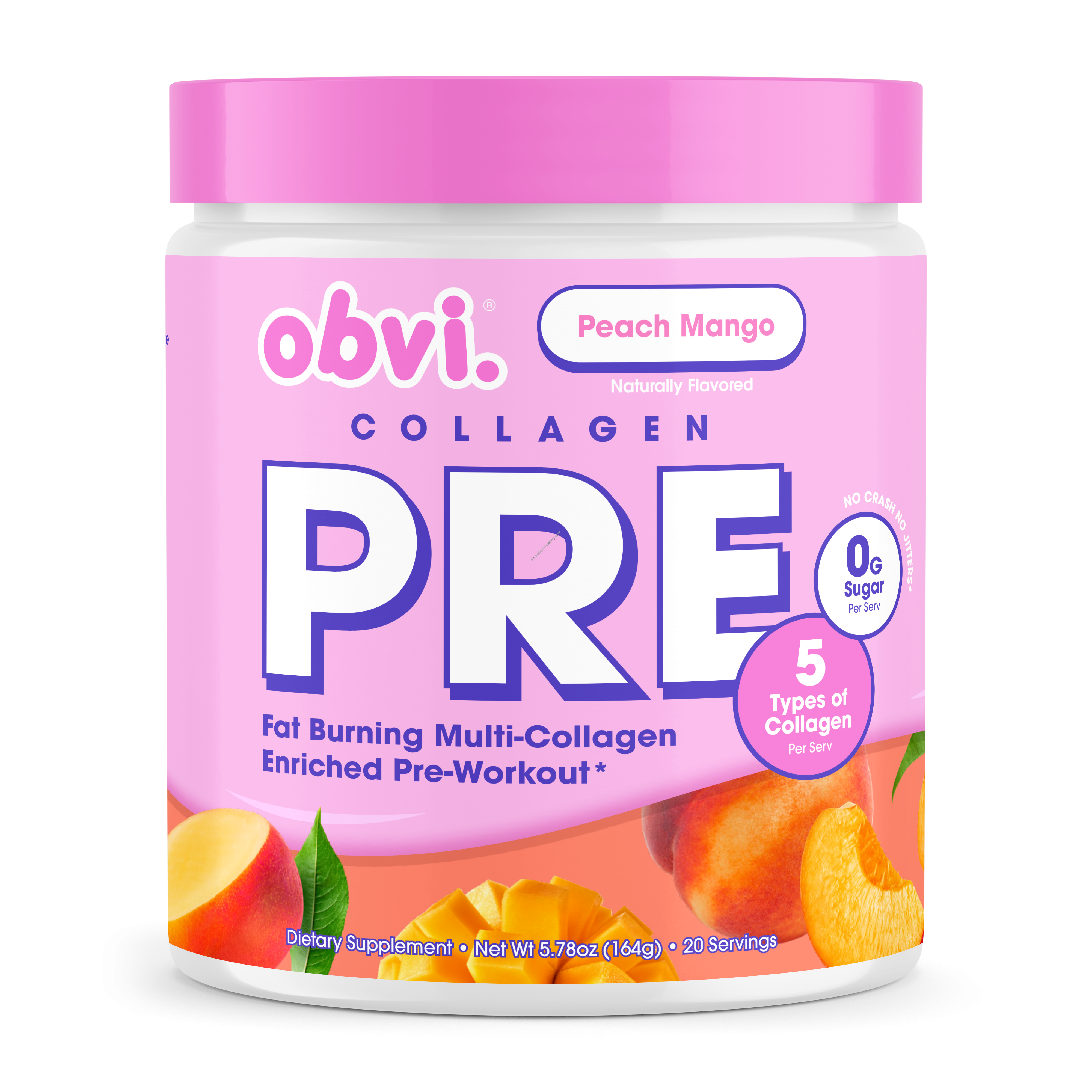 Product Image:&nbsp;Pre Workout +Collagen Peach Mango