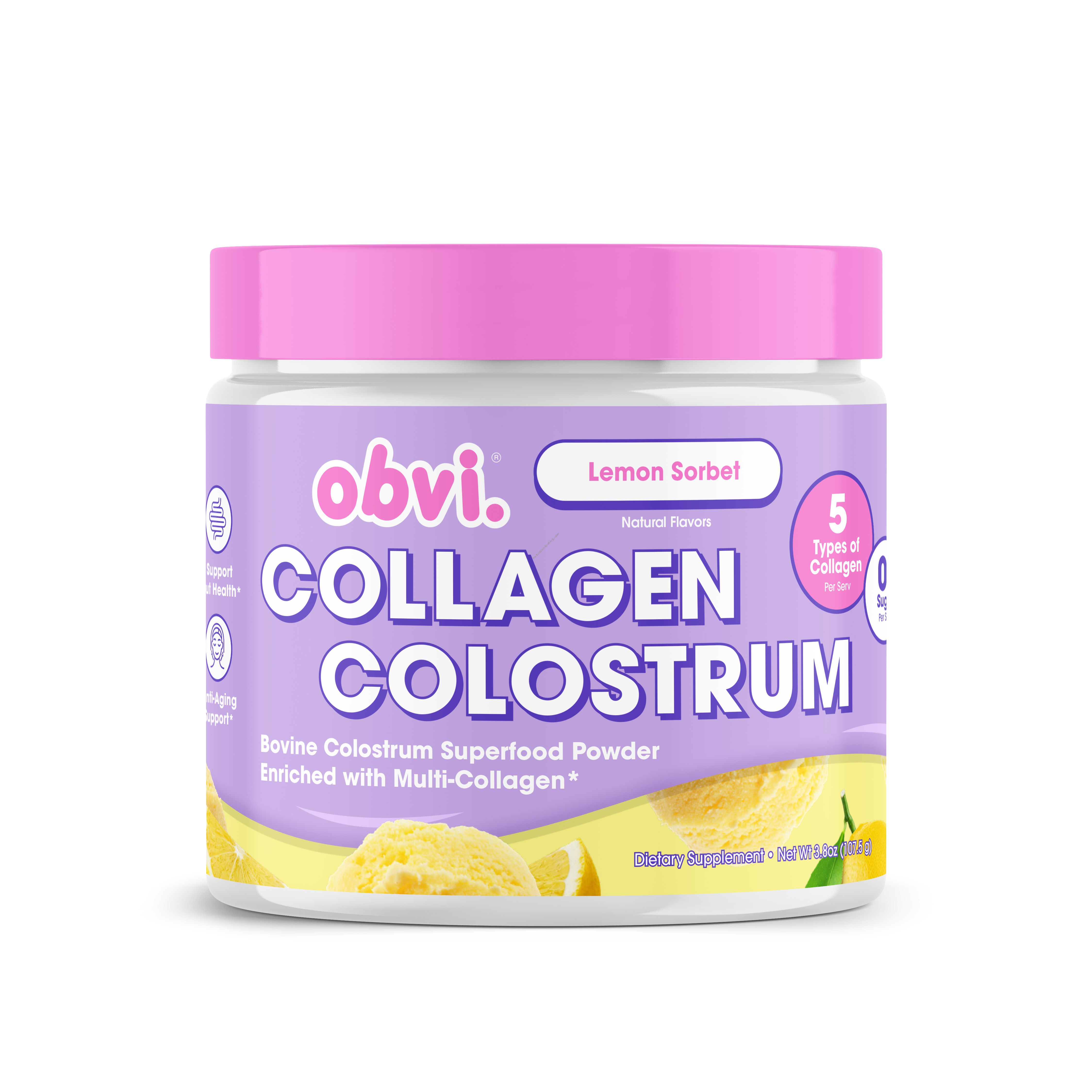 Product Image:&nbsp;Colostrum Lemon Sorbet