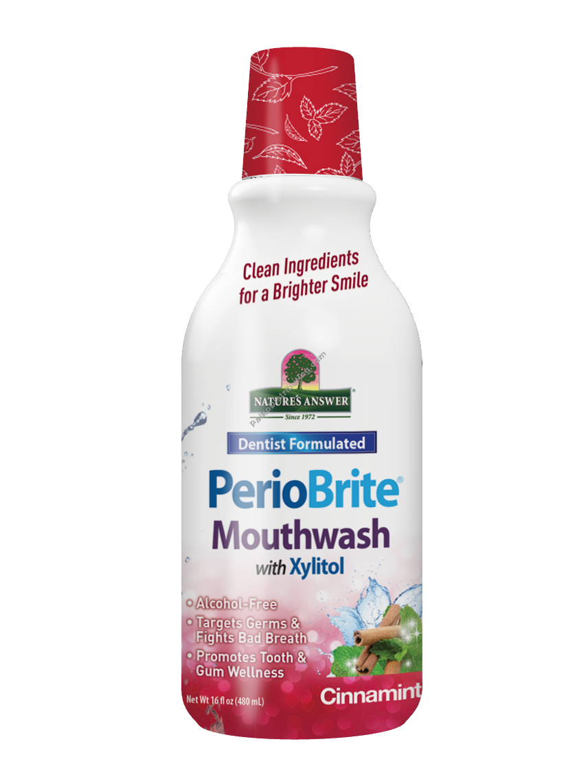 Product Image:&nbsp;PerioBrite Mouthwash CinnaMint