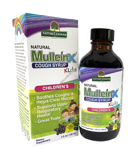 Product Image:&nbsp;Mullein-X Kids Cough Syrup