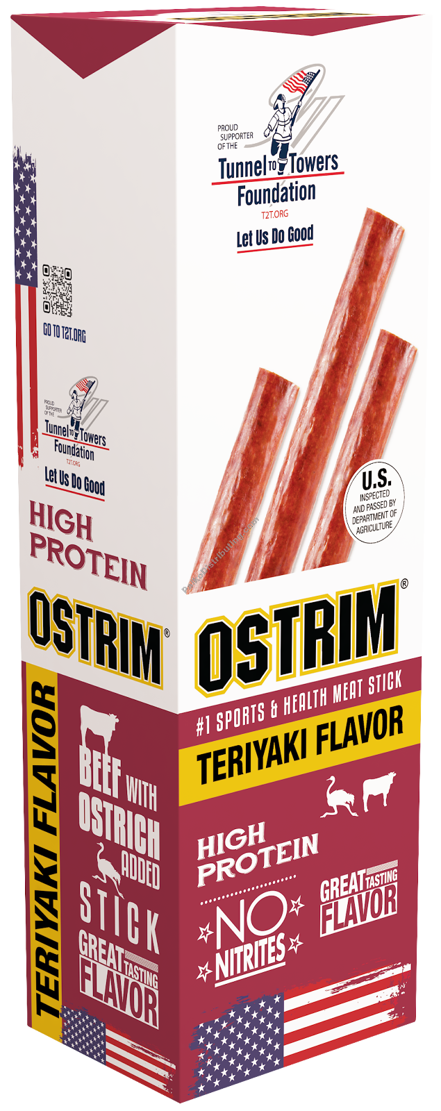 Product Image:&nbsp;Teriyaki Beef & Ostrich Meat Sticks