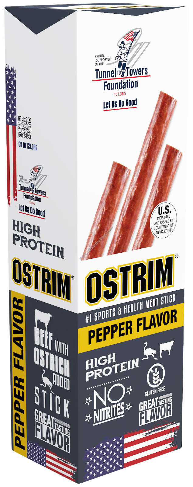 Product Image:&nbsp;Pepper Beef & Ostrich Meat Sticks