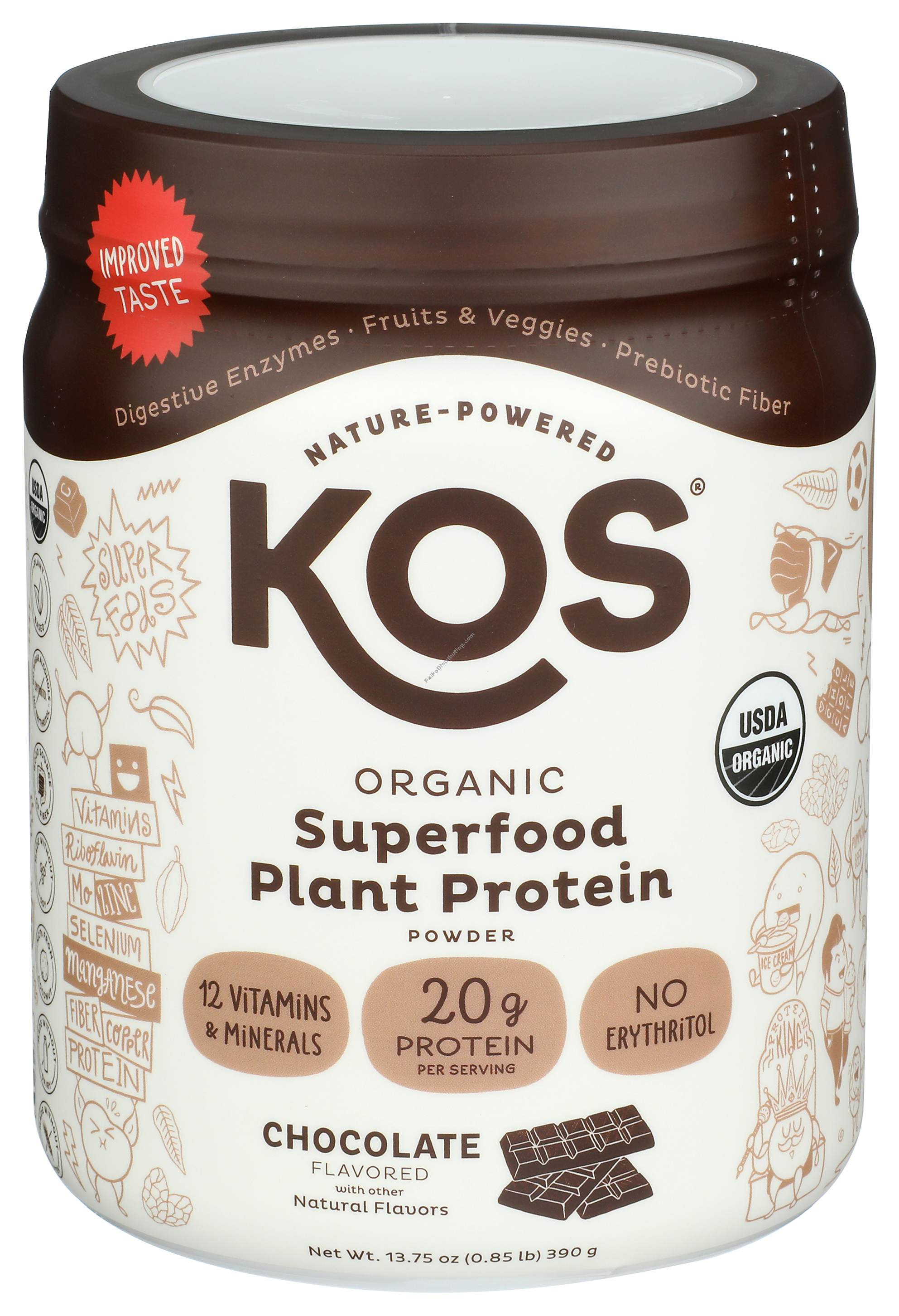 Product Image:&nbsp;Org Plant Based Protein Powder Chocolate