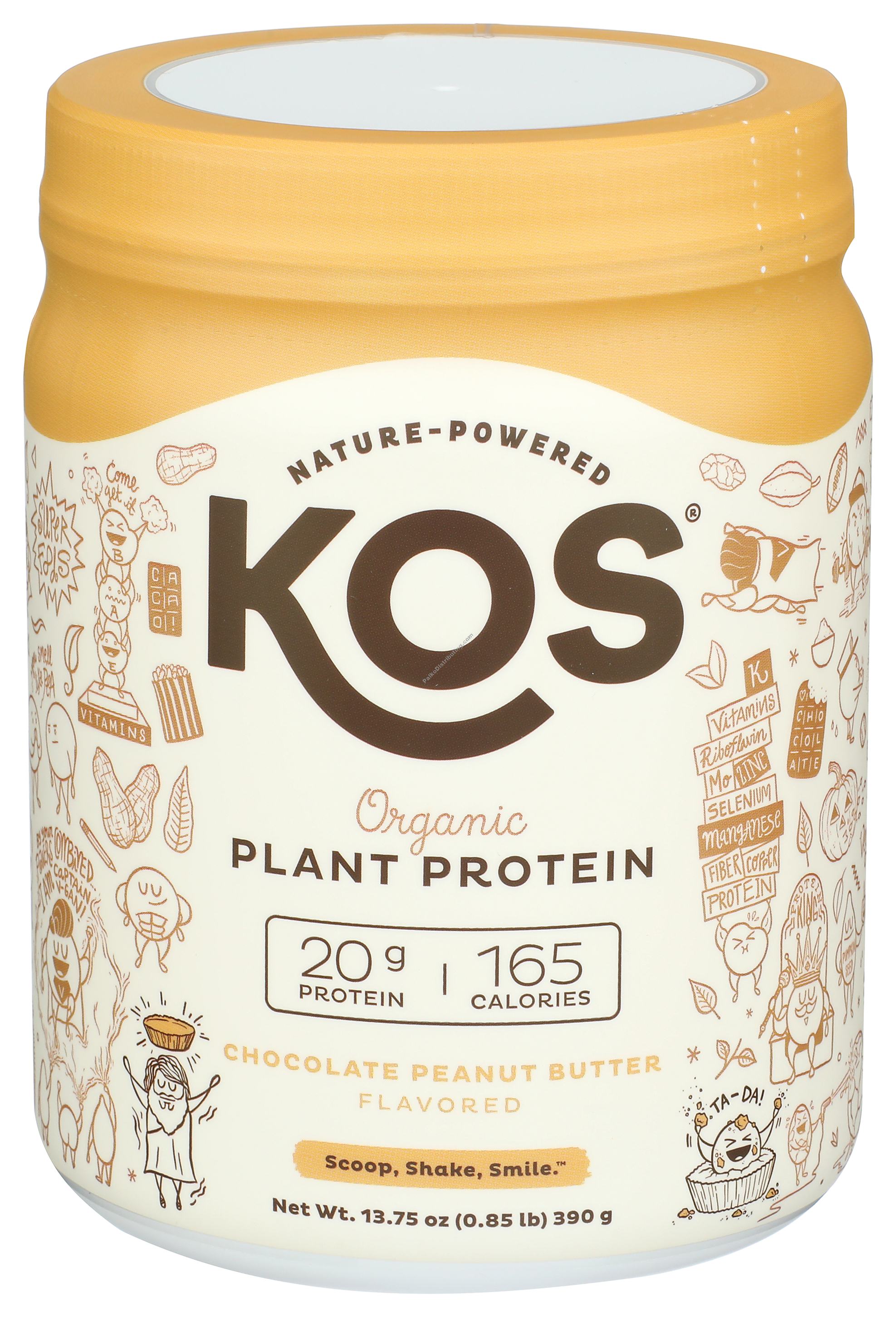 Product Image:&nbsp;Org Plant Based Protein Powder Choc Peanut Butter