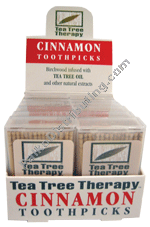 Product Image: Cinnamon Tea Tree Toothpicks 100ct