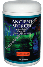Product Image:&nbsp;Patchouli Dead Sea Bath Salts