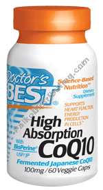 Product Image: High Absorption CoQ10 100mg