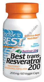 Product Image: Trans Resveratrol 200mg