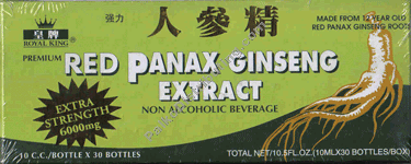 Product Image: Red Panax Ginseng Alcohol free 6000 mg